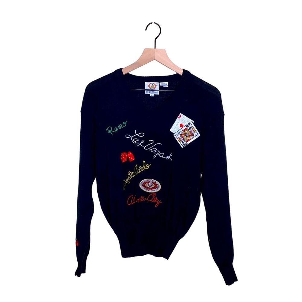 VNTG SIR ROBERTS ORIGINAL vneck sweater XL
